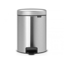 Cesto c/Pedal New Icon 5 L Acero - Brabantia