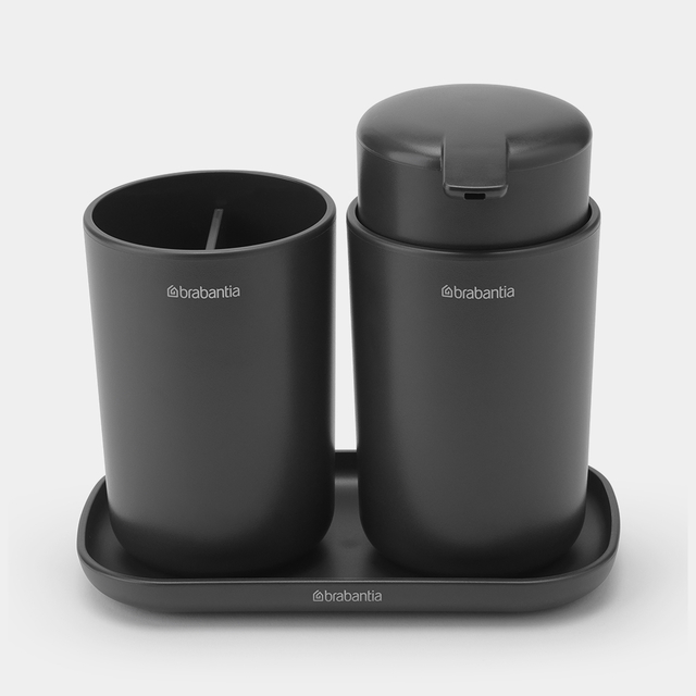 Set Baño Renew (3pzs) Dark Grey - Brabantia