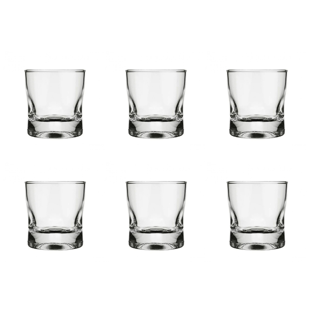 Vaso Vidrio Bajo 250ml - Amassadinho (6und)