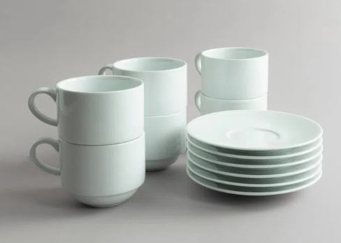 Taza Desayuno c/ Plato - Basic - Royal Porcelain