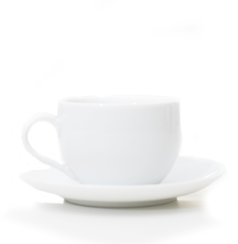 Taza Te c/ Plato - White