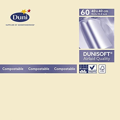 Servilleta AI Crema 40x40 (60 und) - Duni