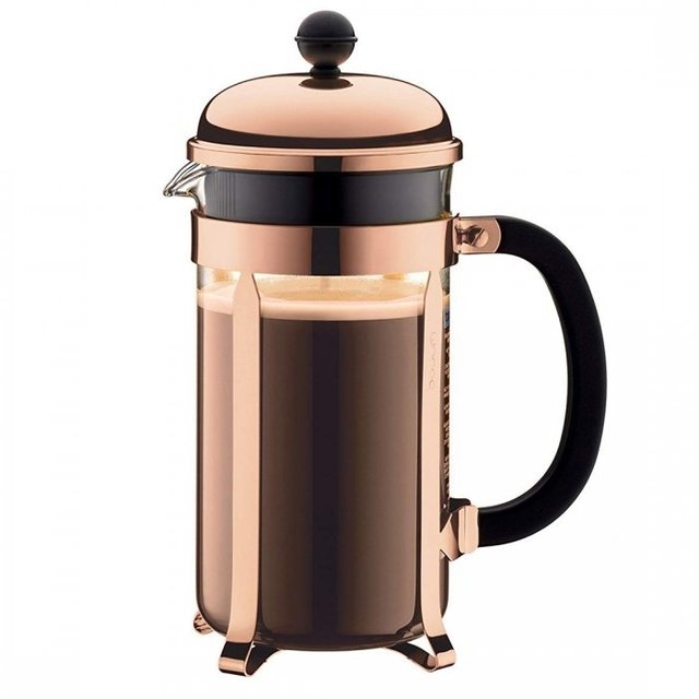 Cafetera Chambord Cobre 8 Pocillos - Bodum