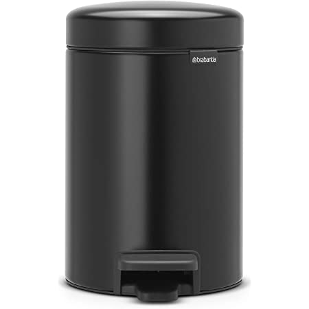 Cesto de Baño New lcon 3L  Negro Mate - Brabantia