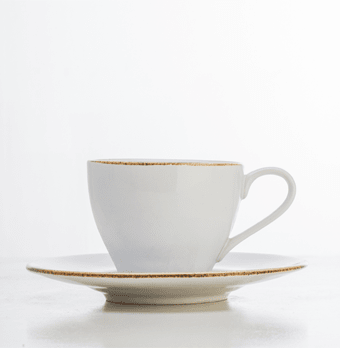 Taza Café c/Plato - Scandinavian White