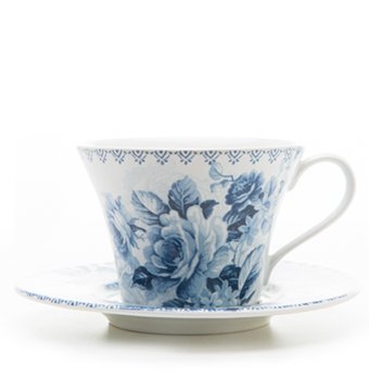 Taza Té c/Plato - Blue Print