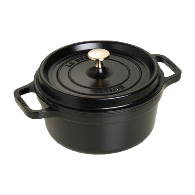 Cocotte Round 16 cm Black - Staub