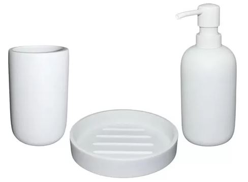 Set baño - Snow (3 Pzas)