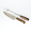 Set Asador 20cm c/Expulsor - Wood