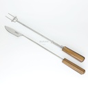 Set Asador 30cm c/Expulsor - Wood