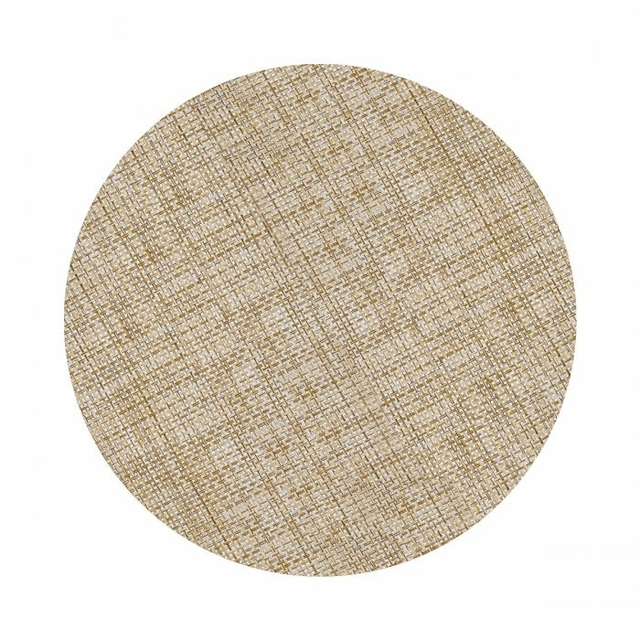 Individuales Circulares - Rafia Beige Cream (6und)