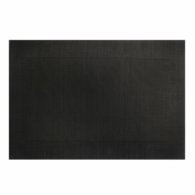 Individuales Rectangulares - Rafia Full Black (6und)