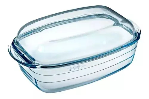 Cacerola Rectangular C/Tapa Ovenware 4,5L - O' Cuisine