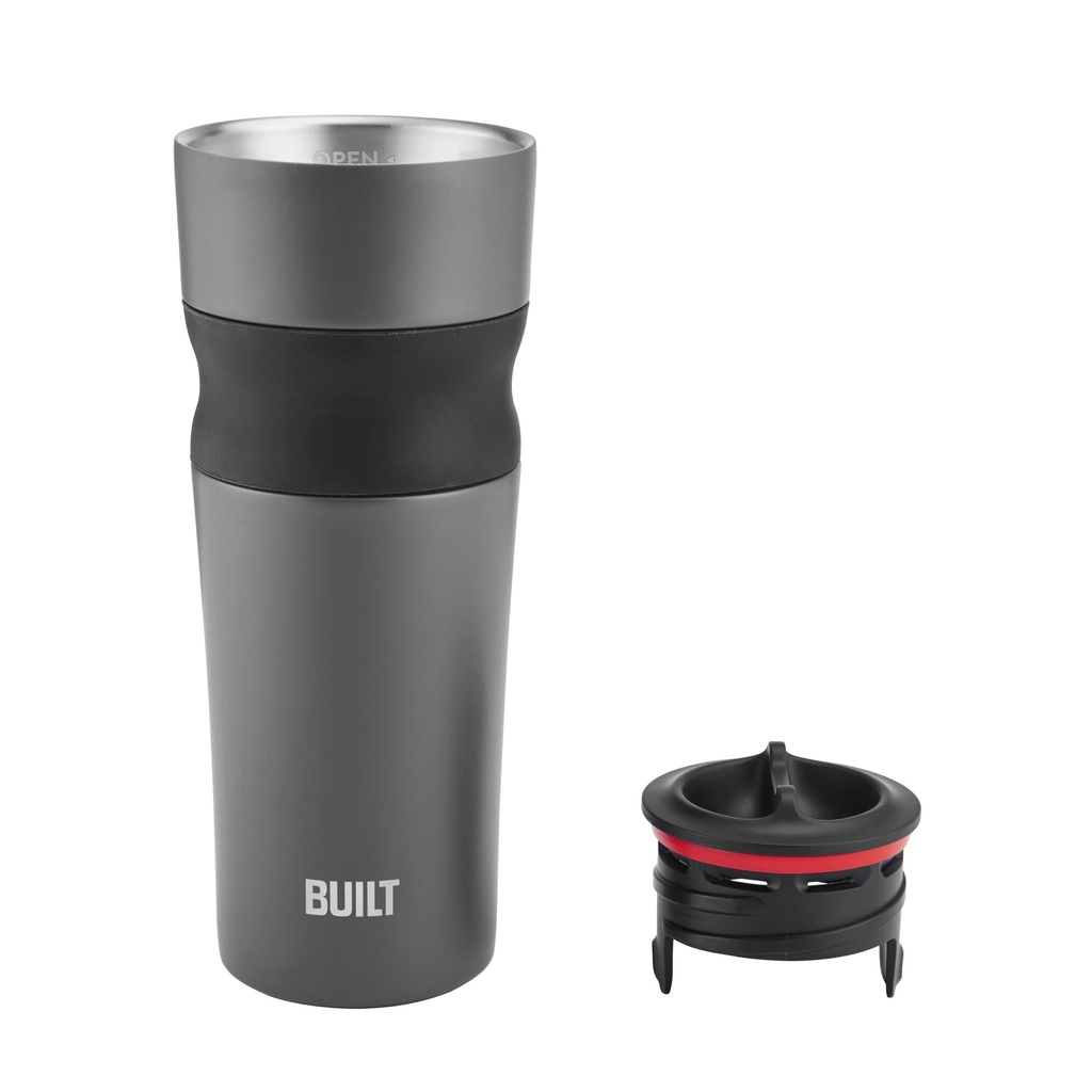 Pureflow Grip Mug Charcoal 473 ml - Built