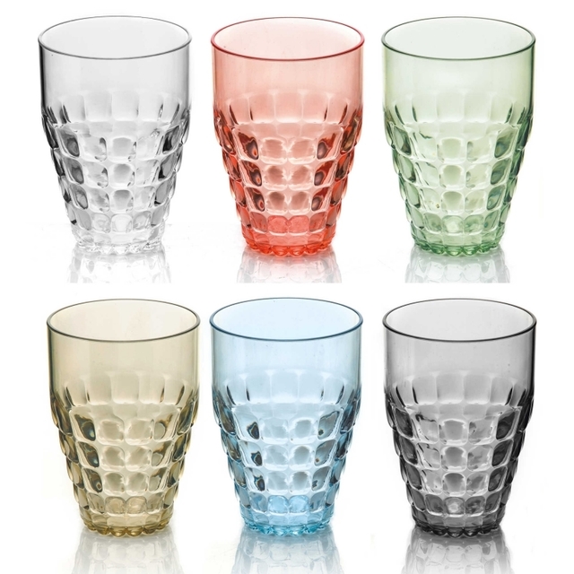 Set x6 Vasos Altos Tiffany Colours Guzzini 510ml