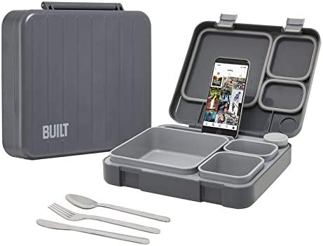 Lunchera Box c/Utensilios Gray - Built