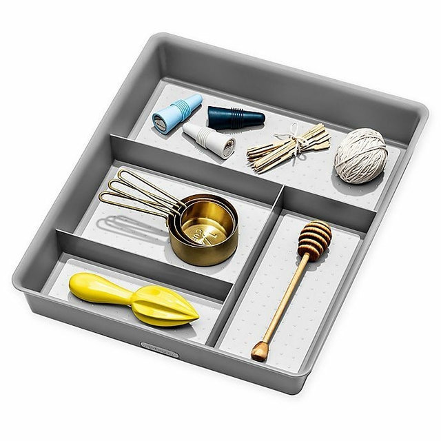 Junk Drawer Organizer - Soft Grey