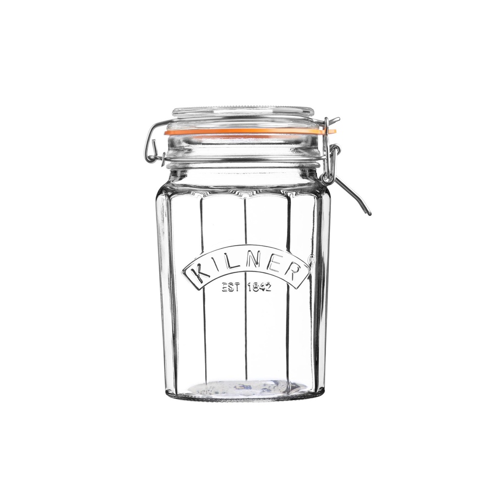 Frasco Facetado Clip Top Jar 0.95L - Kilner