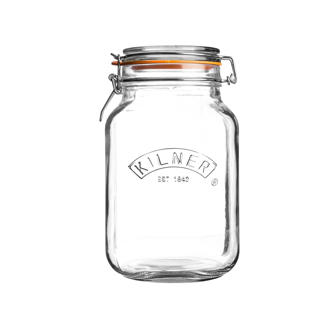 Frasco Clip Top Cuadrado 1,5L - Kilner