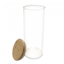 Frasco de Vidrio c/ Tapa de Bamboo 1,5L - Sakura