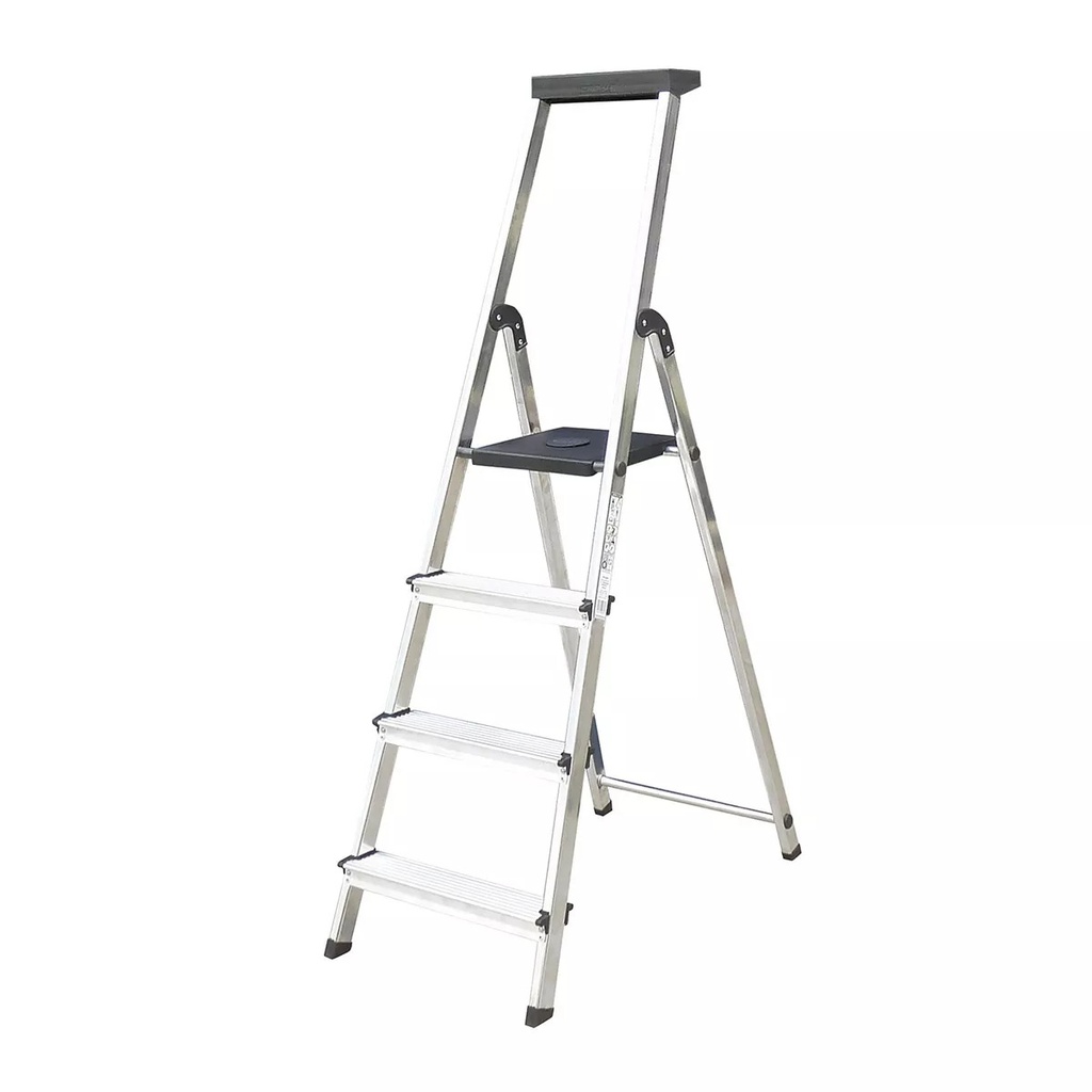 Escalera Bricolor 4 Peldaños Negro – Rolser