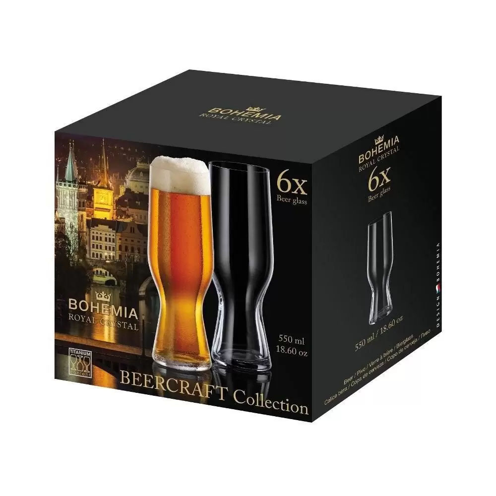 Vaso 550ml Beer Set x 6(und) - Bohemia