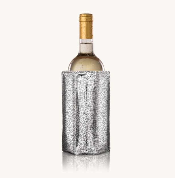 Enfriador Rápido de Vino Sleeve Silver - Vacu Vin