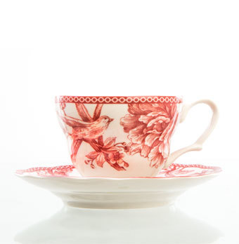 [VN09800013] Taza Desayuno c/ Plato - Red Dove