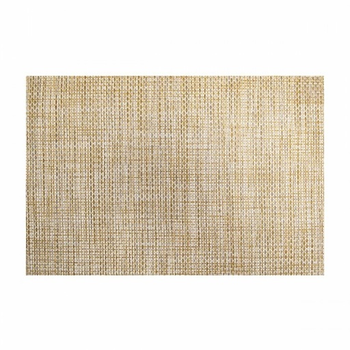 [44010-3] Individuales Rectangular Beige Cream - Rafia (6und)