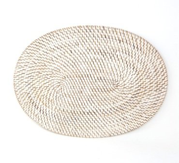 [AKA0151B] Set Individuales Rattan - Oval