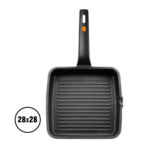 [GER28] Grill Efficient c/Rayas 28x28cm - Bra