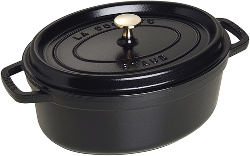 [1102325] Cocotte Oval 23 cm Black- Staub