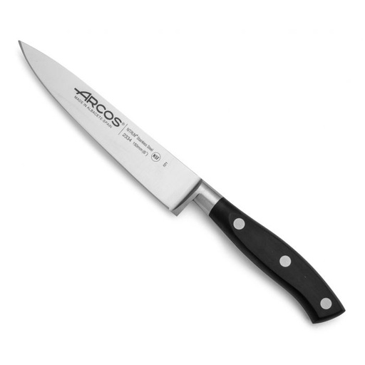 [233400] Cuchillo Cocinero 150mm Serie Riviera Negro - Arcos