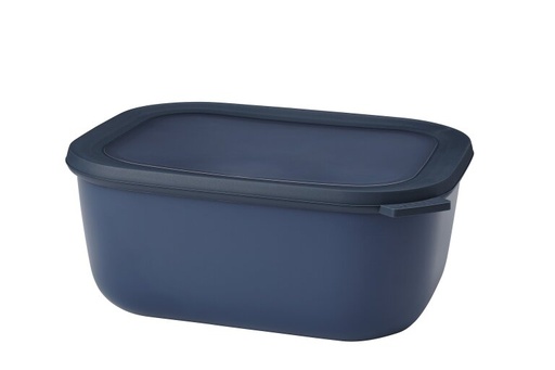 [106261016800] Bowl Cirqula Rectangular Alto 3000 ml Nordic Denim - Mepal