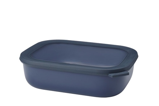 [106259016800] Bowl Cirqula Rectangular Bajo 2000 ml Nordic Denim - Mepal