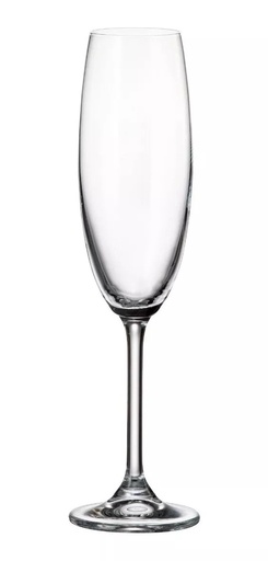 [BISTRO 40905 220ml] Copa Champagñe Bistro 220ml x (6und) - Cristal Bohemia