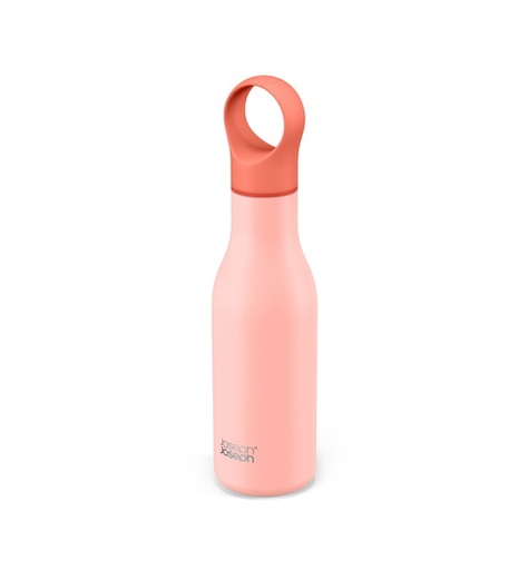 [300285] Botella c/Aislamiento al vacío de Acero Inox Loop Coral 500ml  - Joseph Joseph