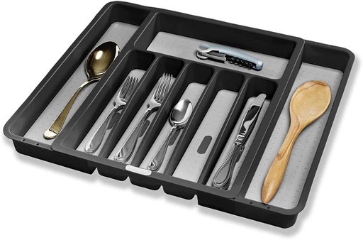 [29608] Classic Expandable Silverware Tray - Granite - Madesmart