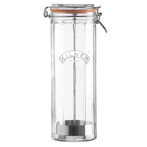 [0025.745V] Frasco Facetado p/Spaguetti Clip Top Jar 2,2L- Kilner