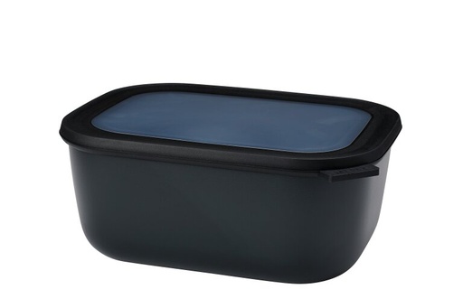 [106261041100] Bowl Cirqula Rectangular Alto 3000 ml Nordic Black - Mepal