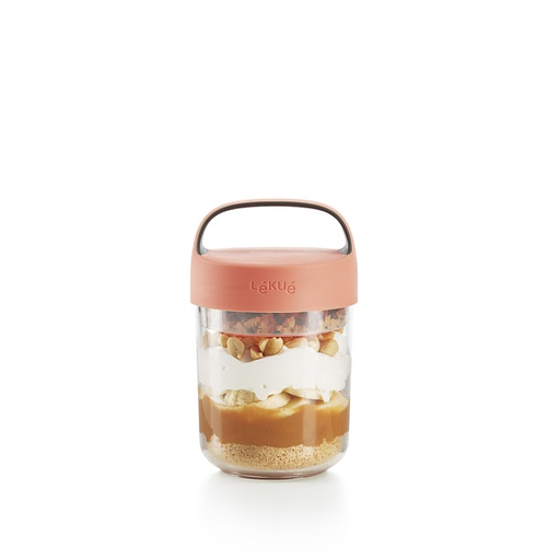 [LJTG4-CO] Jar To Go Organic Coral 400 ml - Lékué