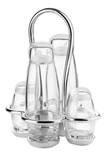 [23130016] Set Aceitero Vinagrero Alcuzza Bolli - Guzzini