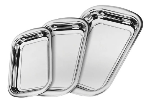 [64310/400] Bandejas Rectangulares p/Horno Acero Inoxidable Set x (3und) - Tramontina