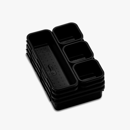 [59801] Organizador Set x 8 pzas. Carbono - Madesmart