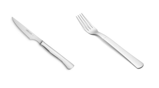 [7021+3758] Set de Cubiertos p/Asado Acero Inox x (6und) - Arcos